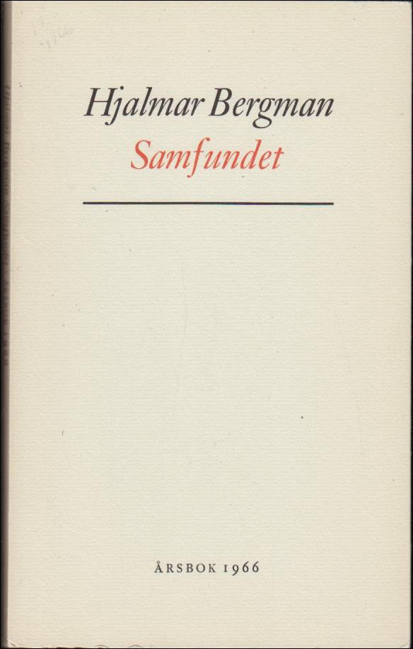 Daniel Hjorth : Årsbok 1966