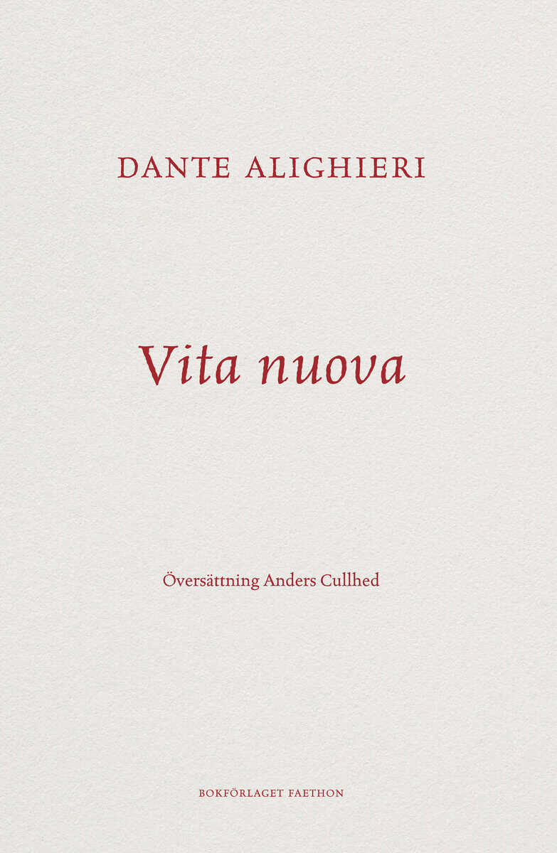 Dante Alighieri : Vita nuova