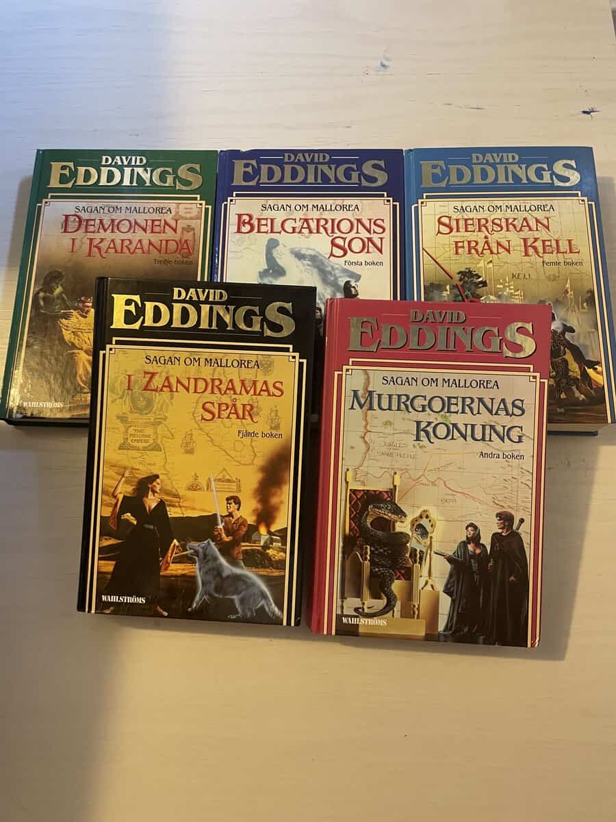 David Eddings : Sagan om Mallorea 1-5 - Hela serien - Belgarions son - Murgoernas konung - Demonen i Karanda - I Zandramas spår - Sierskan från Kell