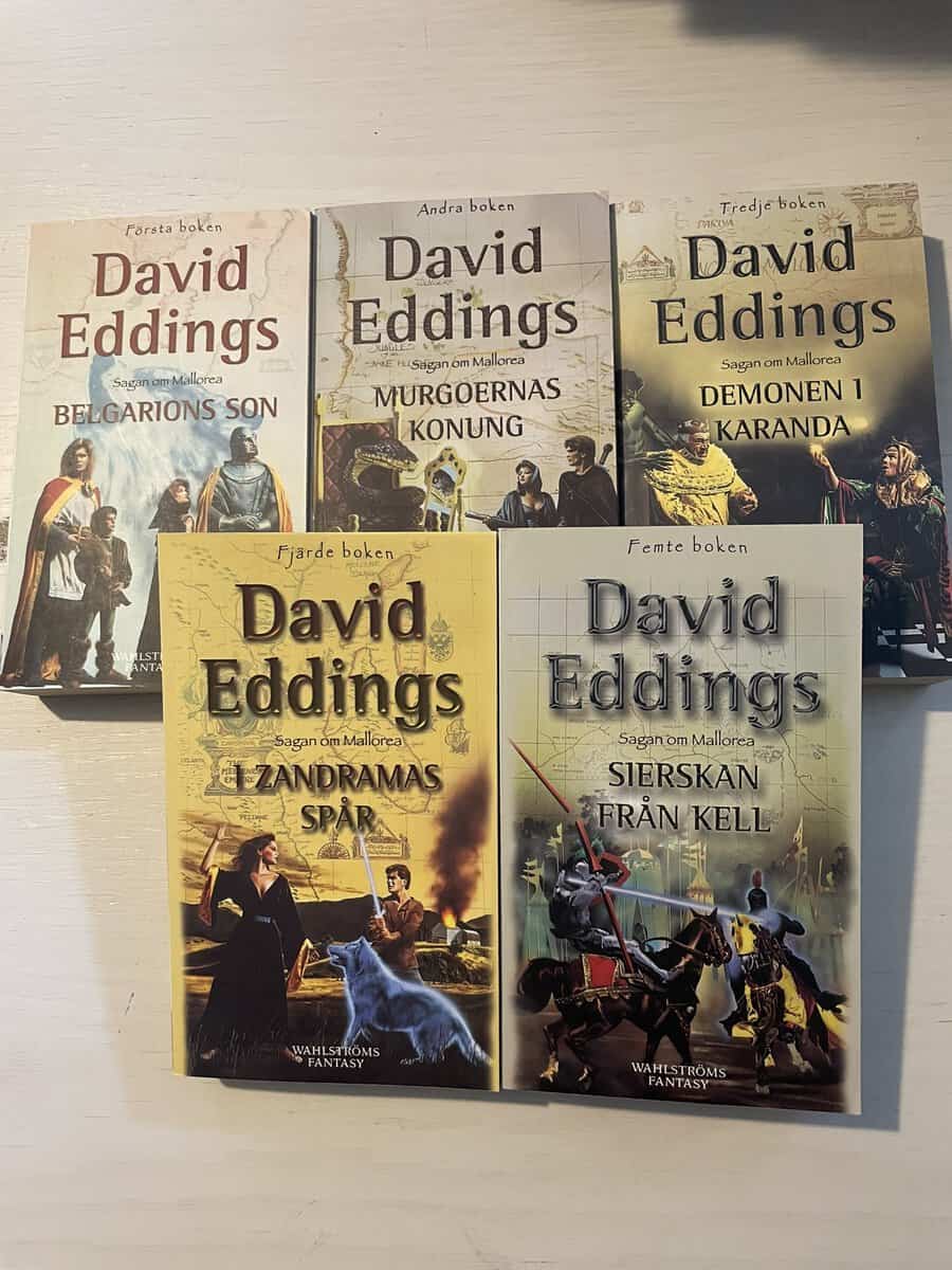 David Eddings : Sagan om Mallorea 1-5 - Hela serien - Belgarions son - Murgoernas konung - Demonen i Karanda - I Zandramas spår - Sierskan från Kell