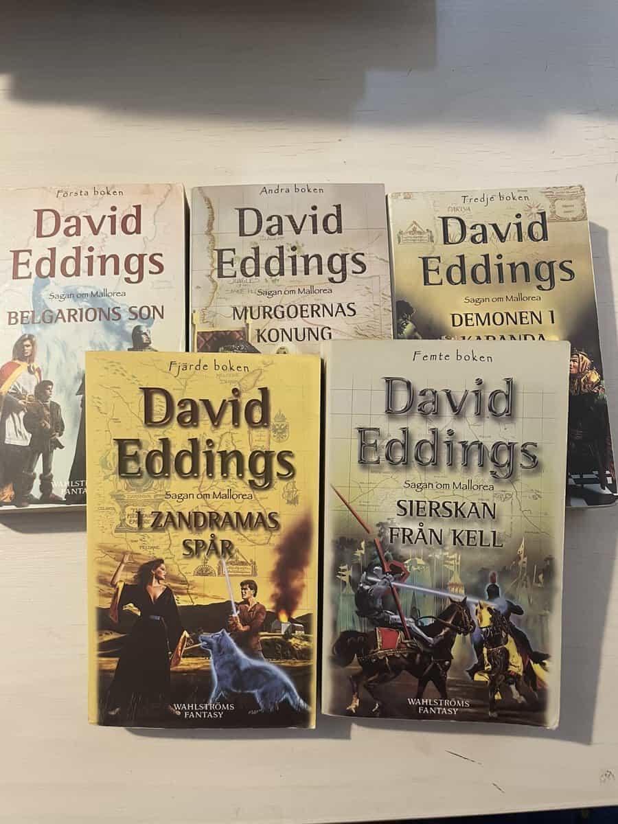David Eddings : Sagan om Mallorea 1-5 - Hela serien - Belgarions son - Murgoernas konung - Demonen i Karanda - I Zandramas spår - Sierskan från Kell