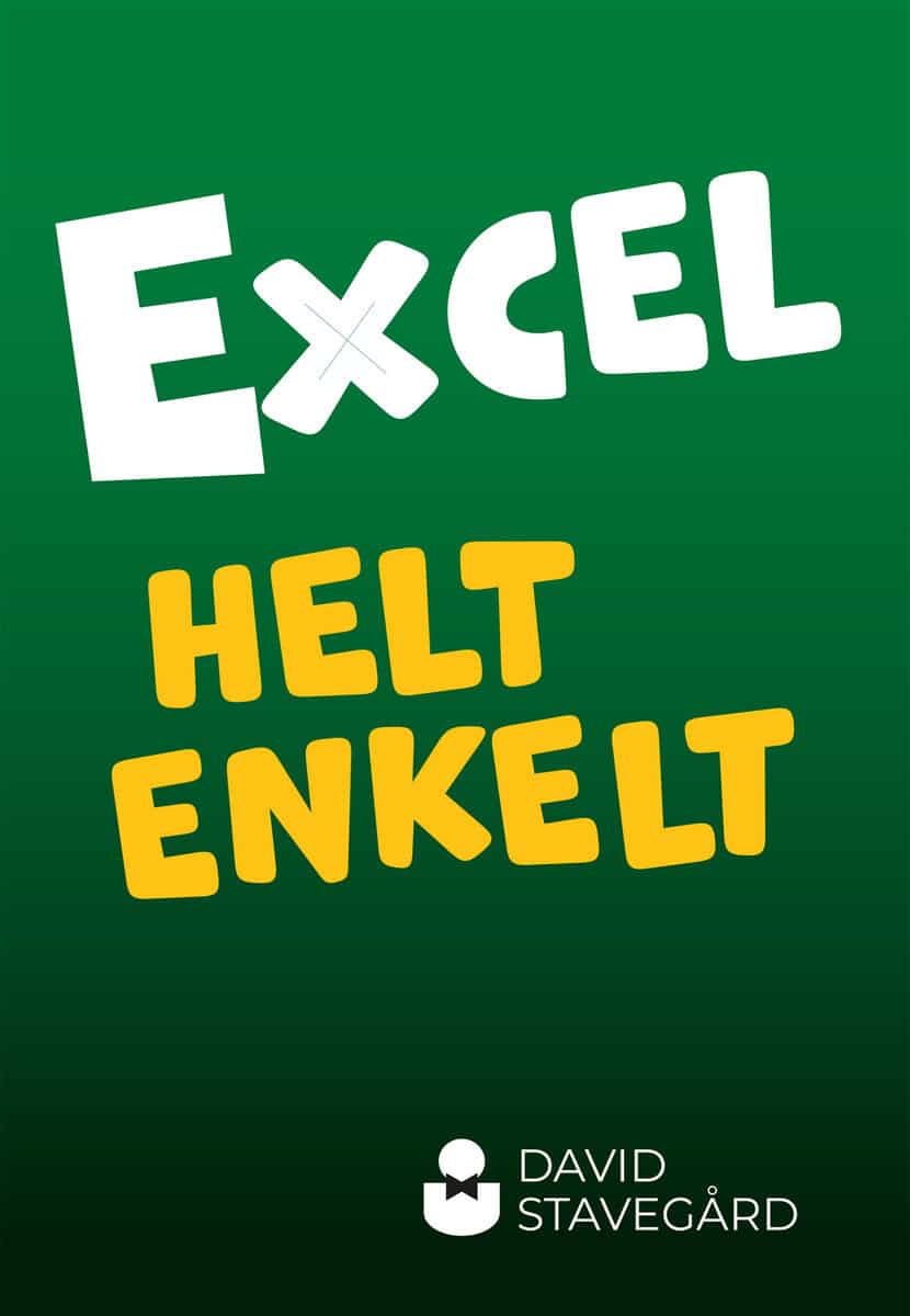 David Stavegård : Excel helt enkelt
