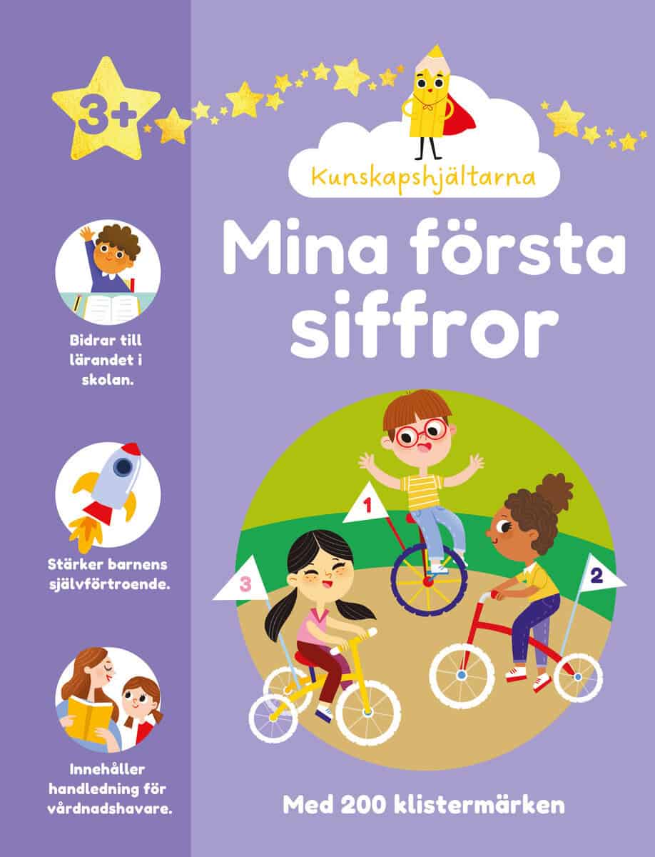 Deo, Laura ; Virr, Paul : Mina första siffror : pysselbok med klistermärken