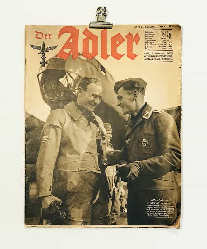 Der Adler. Illustrierte Luftwaffenzeitschrift. Heft 6 / Berlin, 25 März 1941