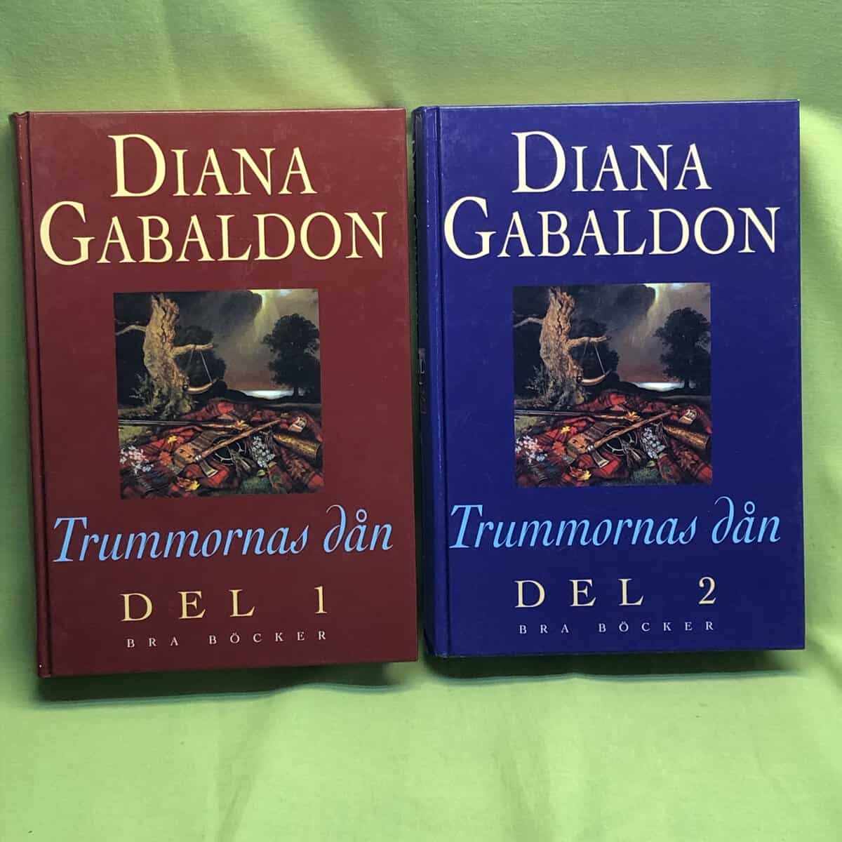 Diana Gabaldon : Trummornas dån - Del 1 + 2 (2 böcker)