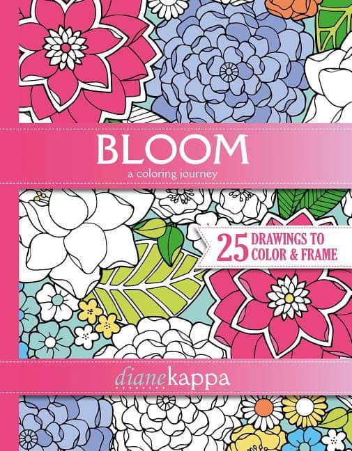 Diane Kappa : Bloom - a coloring journey