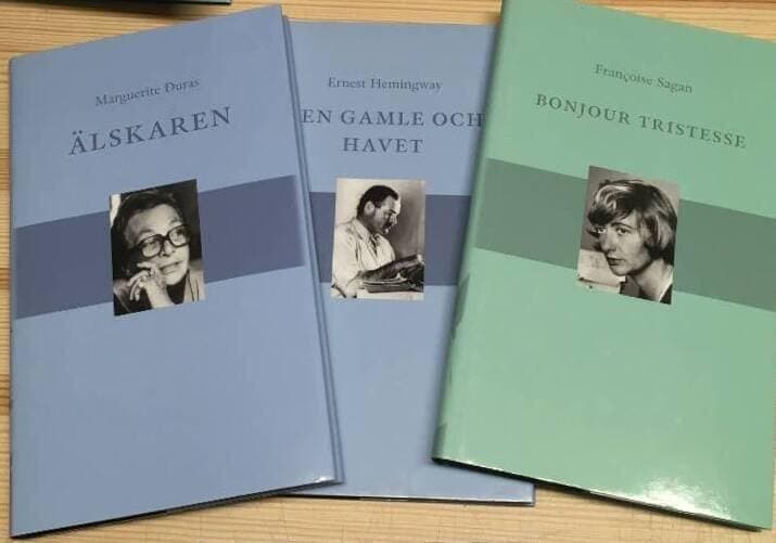 Duras, Hemingway ; Sagan : 3 titlar enl bild