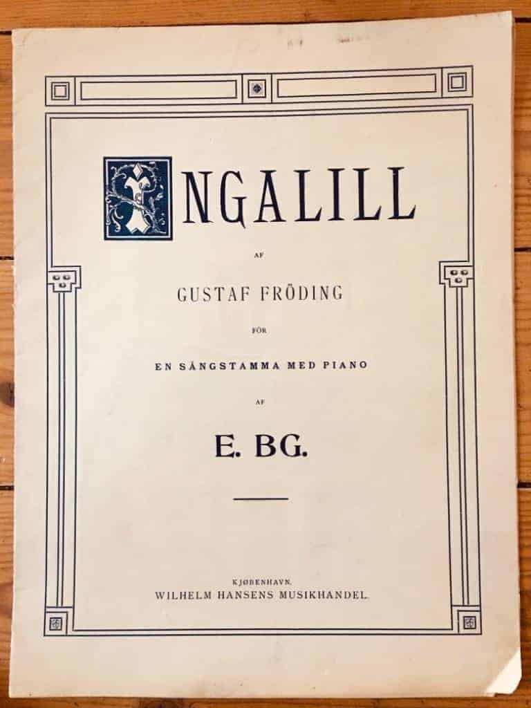 E. BG. Gustaf Fröding : Ingalill
