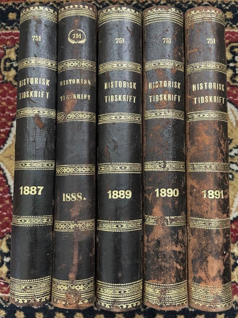 E. Hildebrand : Historisk tidskrift 1887-1891
