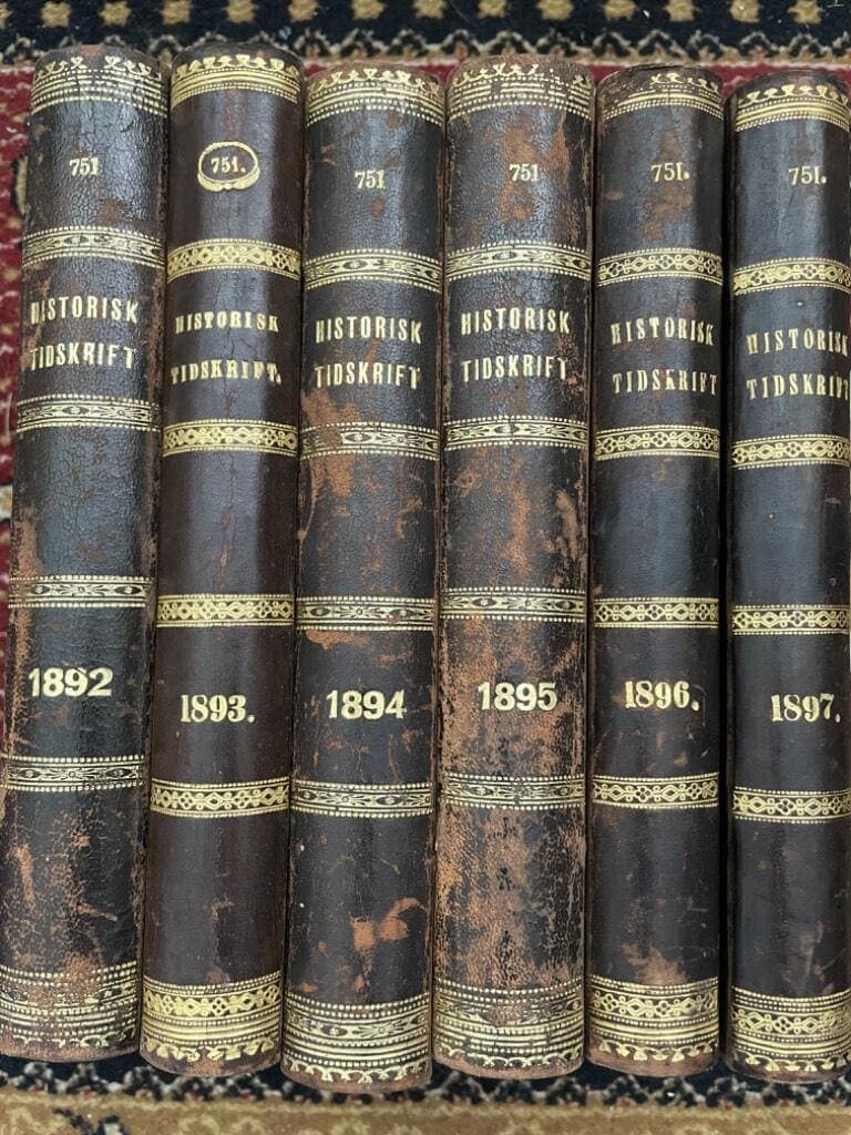E. Hildebrand : Historisk tidskrift 1892-1897