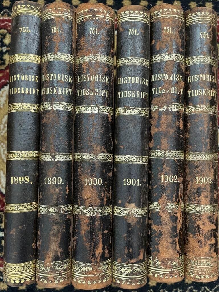 E. Hildebrand : Historisk tidskrift 1898-1903