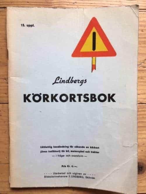 E. Lindberg : Lindbergs Körkortsbok
