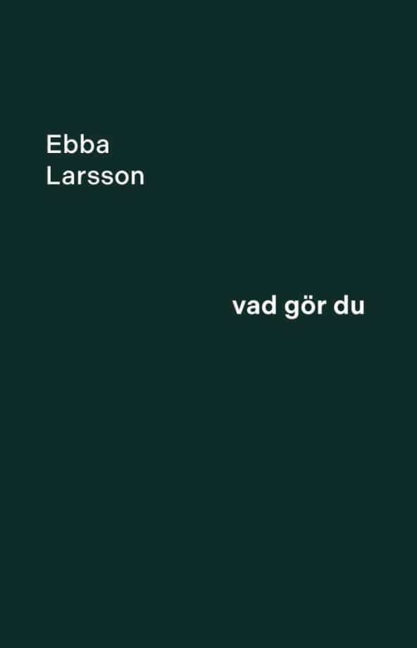 Ebba Larsson : Vad gör du