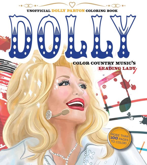 Editors of Chartwell Books : Unofficial Dolly Parton Coloring Book