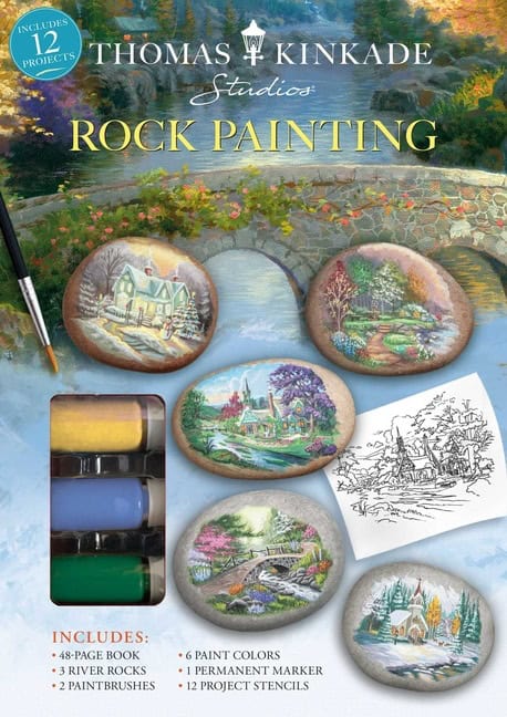 Editors of thunder bay PR : Thomas Kinkade Rock Painting