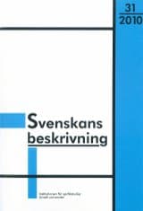 Edlund, Ann-Catrine ; Mellenius, Ingmarie : Svenskans beskrivning