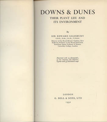 Edward Salisbury : Downs & dunes