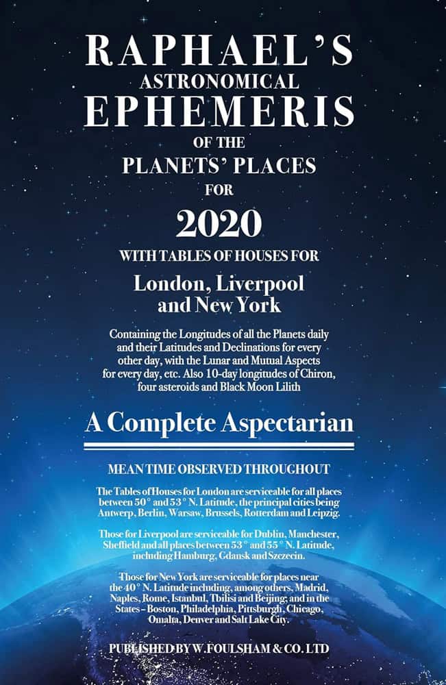 Edwin Raphael : Raphael’s Ephemeris 2020