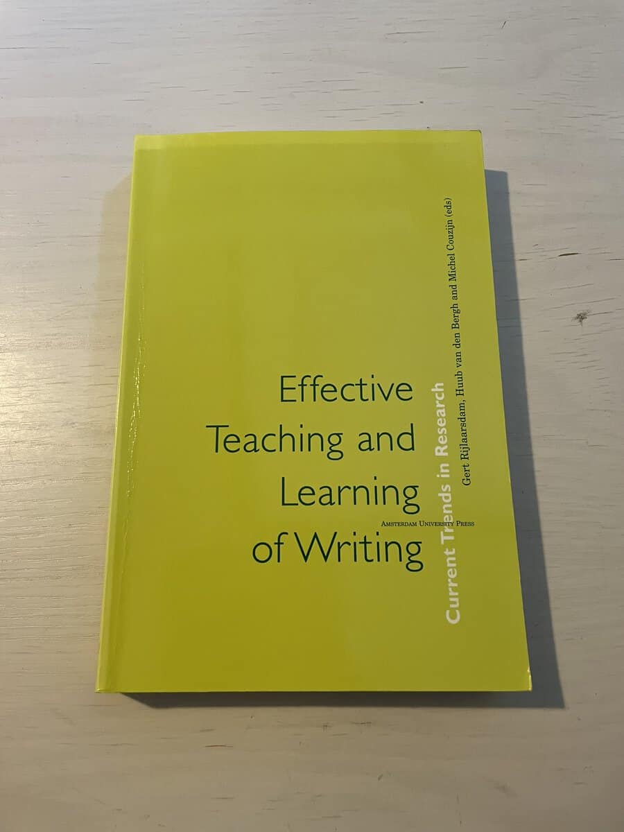 Effective teaching and learning of writing