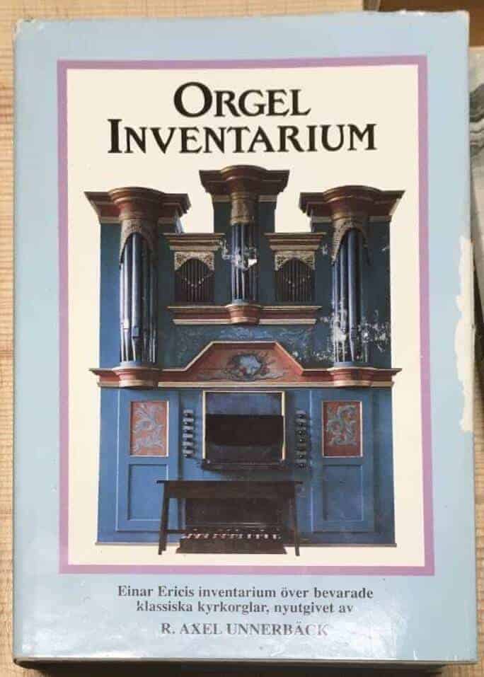 Einar Erici : Orgelinventarium