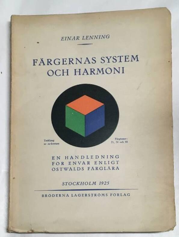 Einar Lenning : Färgernas system och harmoni