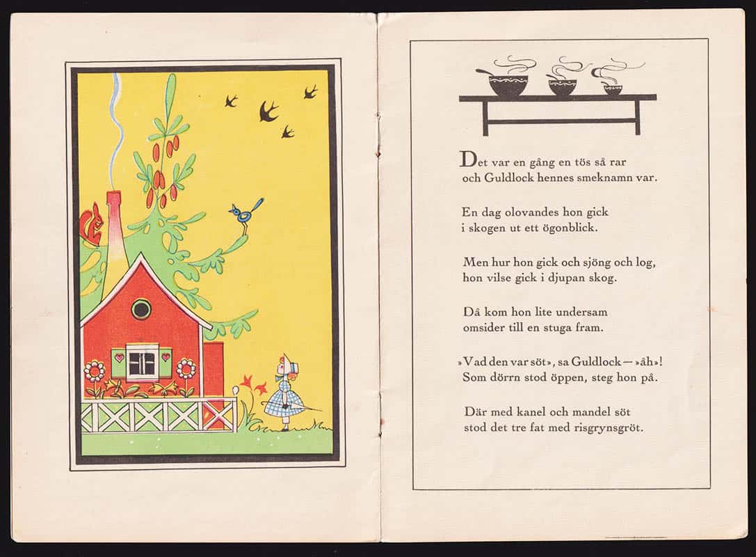 Einar Nerman : Sagan om Guldlock och björnarne