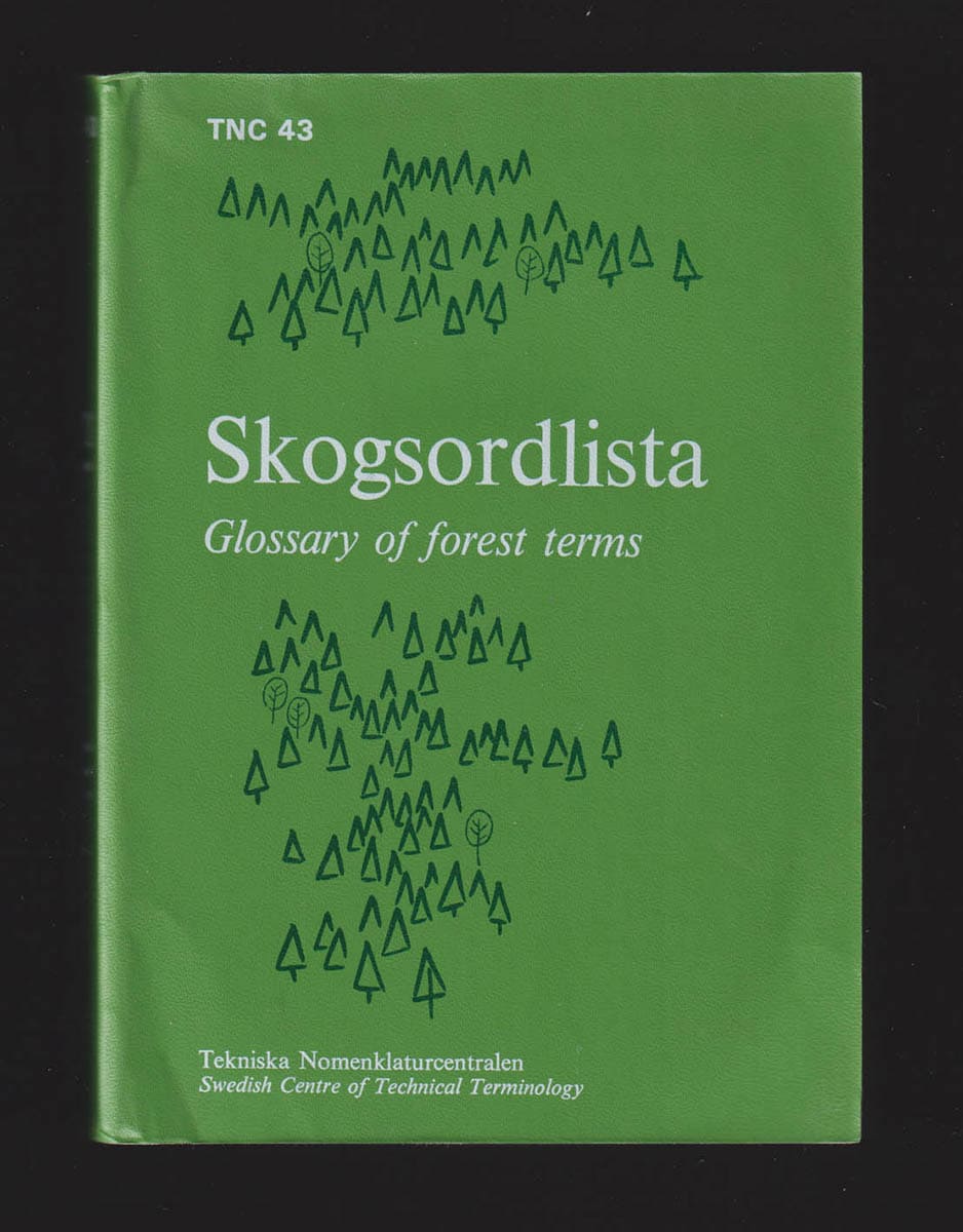 Einar Selander : Skogsordlista