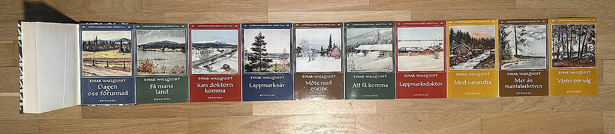 Einar Wallquist : 'Kan doktorn komma?' + Få mans land (i serien 'Lappmarksdoktorn berättar')