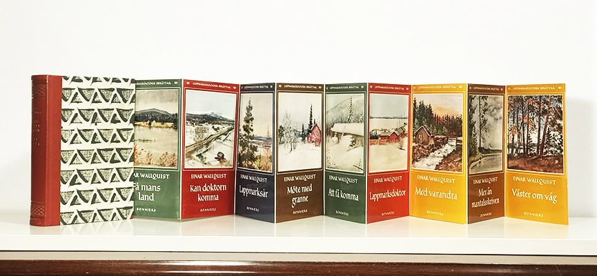 Einar Wallquist : 'Kan doktorn komma?' + Få mans land (i serien 'Lappmarksdoktorn berättar')