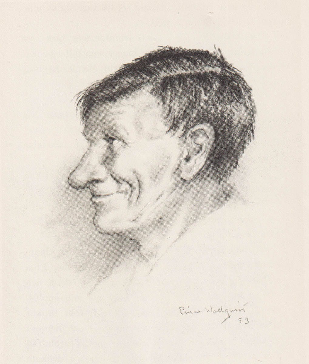 Einar Wallquist : Möte med granne