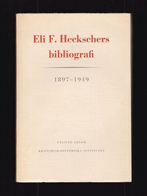 Eli F. Heckschers bibliografi
