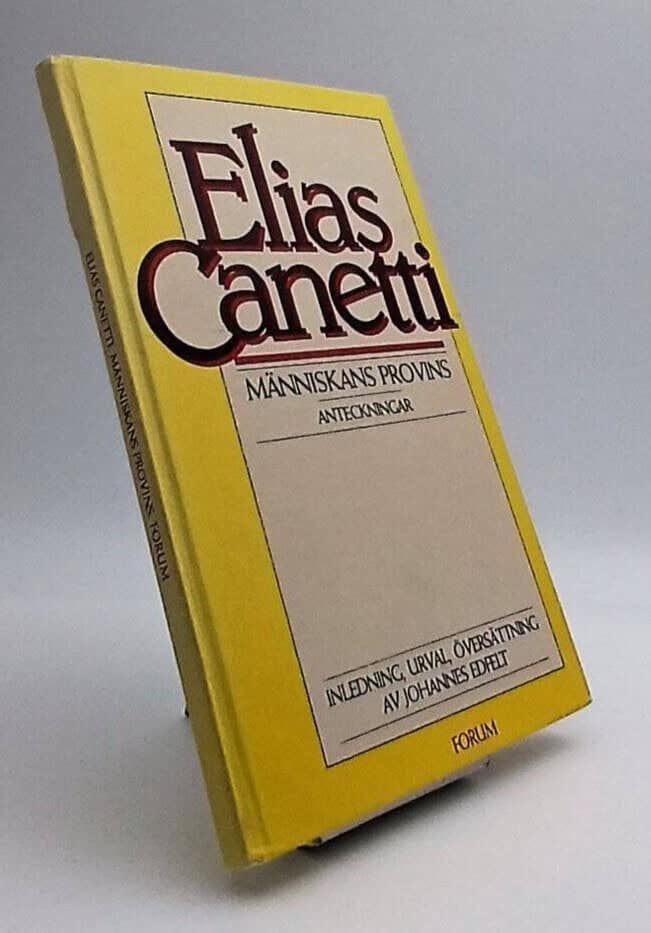 Elias Canetti : Människans provins