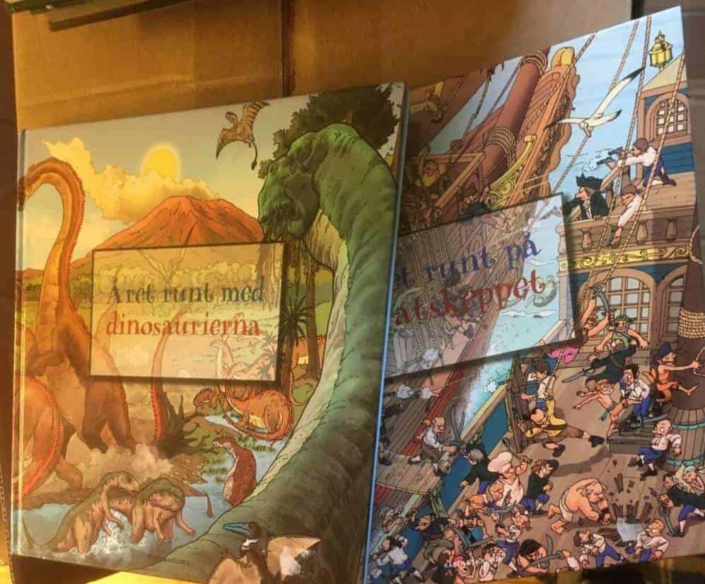 Elisabeth Havercroft : Året runt med dinosaurierna + Året runt med piratskeppet
