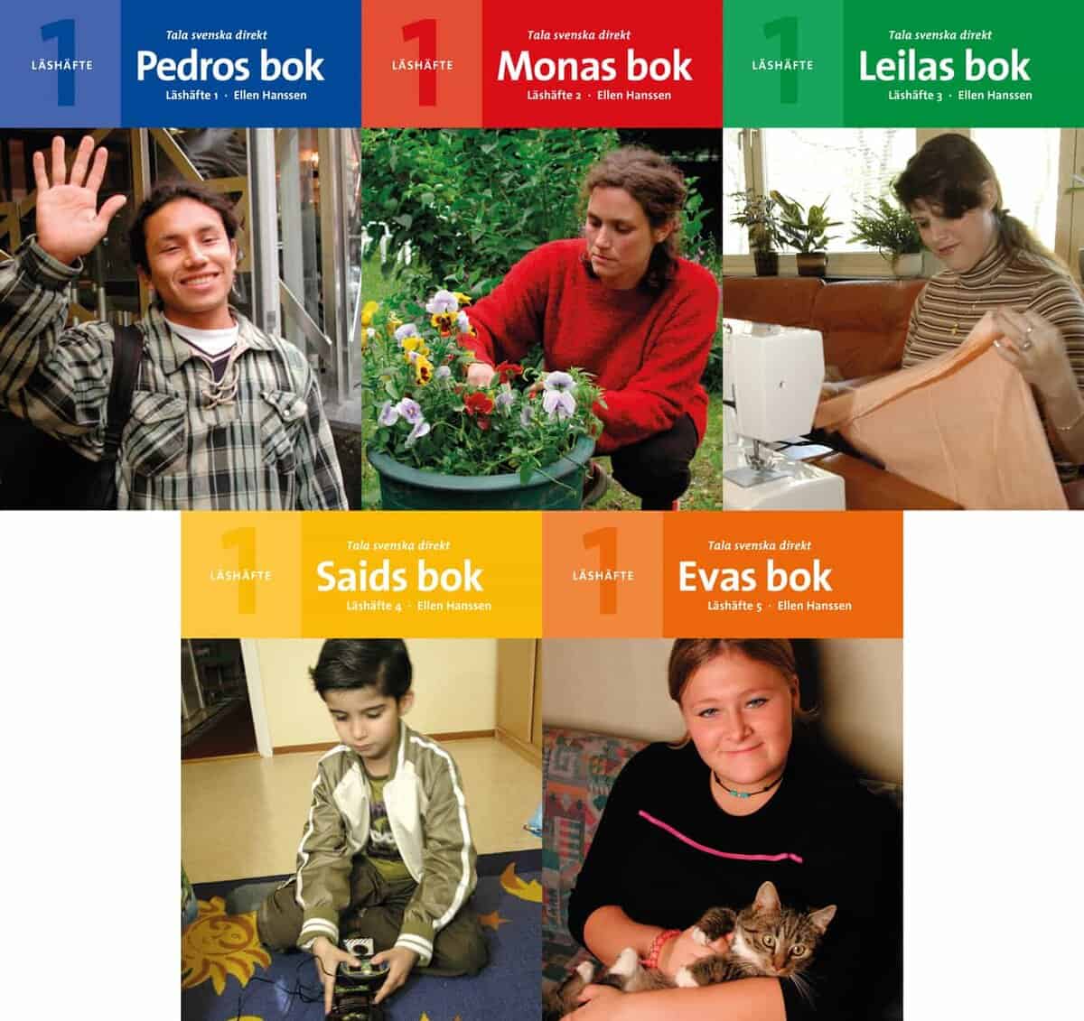 Ellen Hanssen : Tala svenska direkt Läshäfte 1-5
