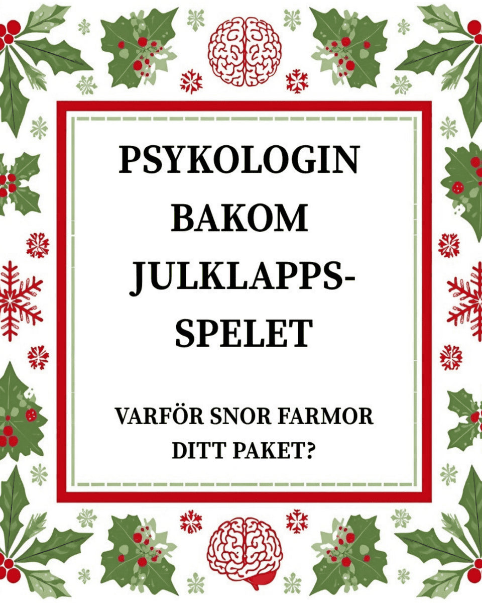 Emelie Wikström : Psykologin bakom julklappsspelet