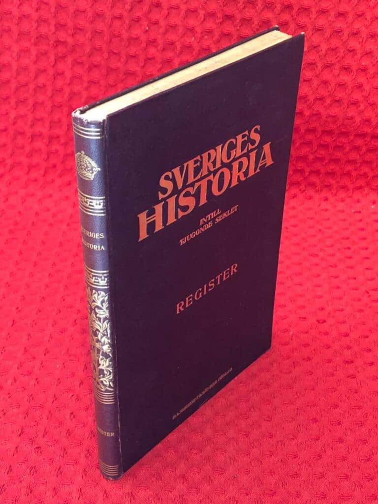 Emil Hildebrand : Sveriges historia intill tjugonde seklet
