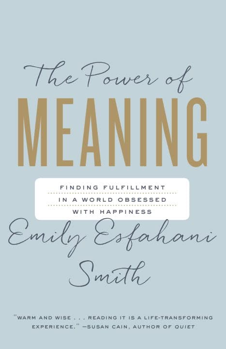 Emily Esfahani Smith : The power of meaning