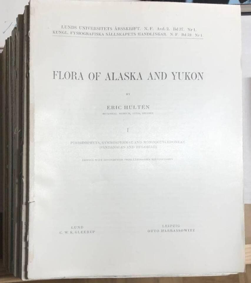 Eric Hulten : Flora of Alaska and Yukon, 1-10