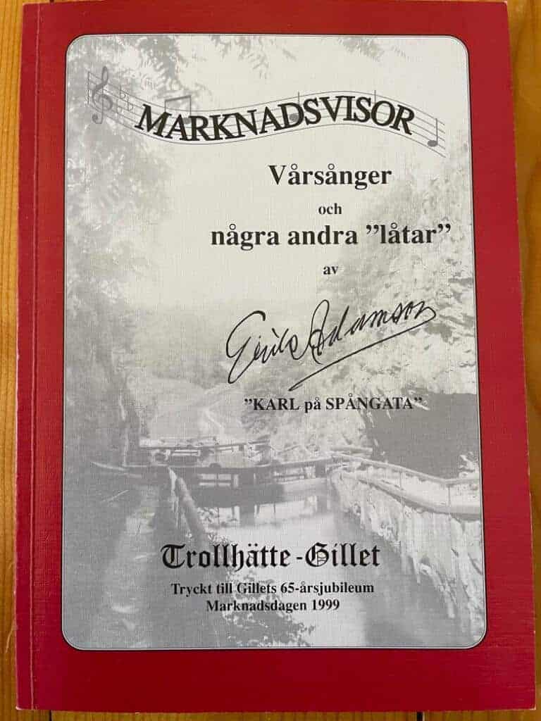Erik Adamson ' Karl på Spångata' : Marknadsvisor Vårsånger och några andra 'låtar'