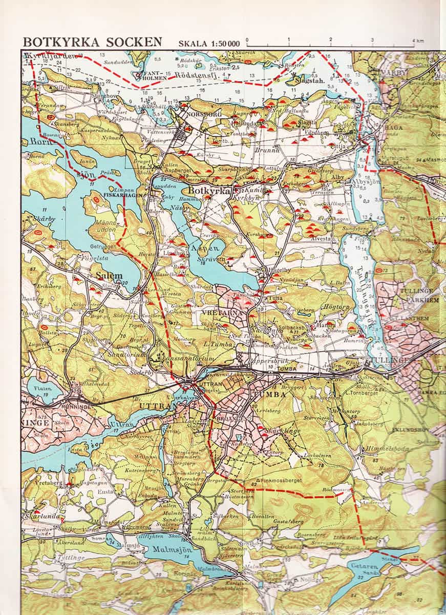 Erik Castegren : Botkyrka socken i kulturhistorisk framställning