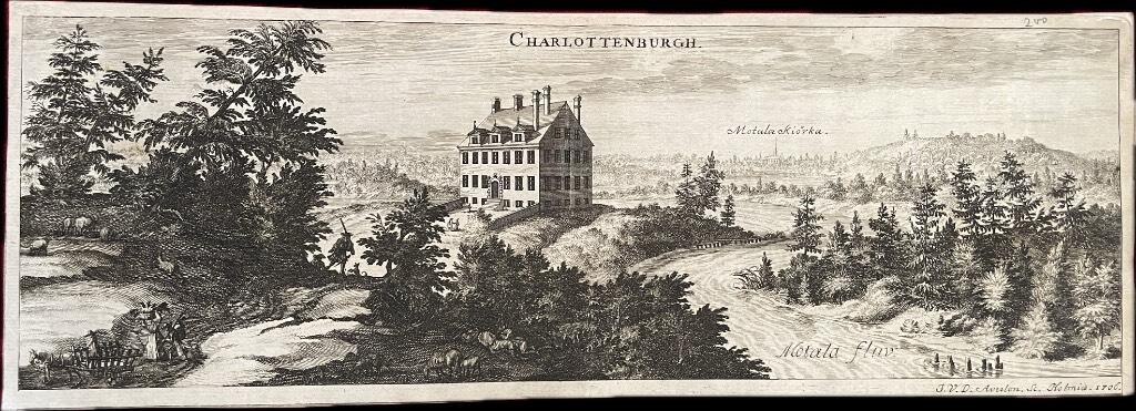 Erik Dahlberg : Charlottenburgh [Kopparstick från Suecia Antiqua et Hodierna]