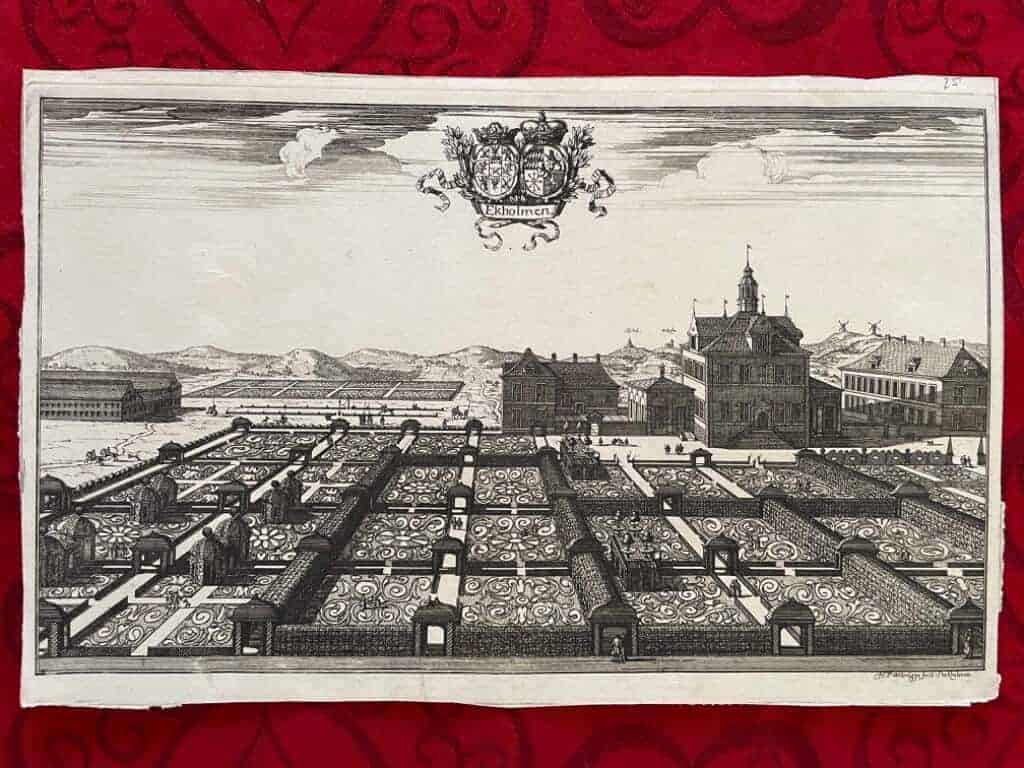 Erik Dahlberg : Ekholmen [Kopparstick från Suecia Antiqua et Hodierna]