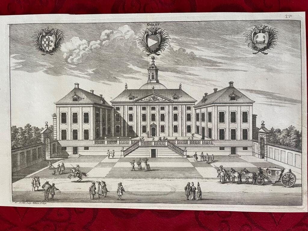 Erik Dahlberg : Öörby [Kopparstick från Suecia Antiqua et Hodierna]