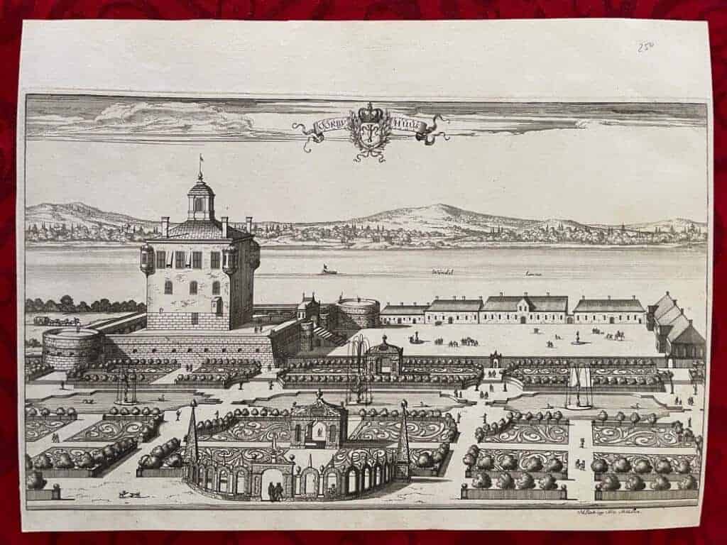 Erik Dahlberg : Öörbyhuus [Kopparstick från Suecia Antiqua et Hodierna]