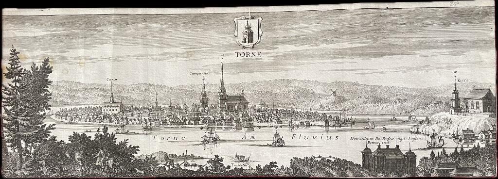 Erik Dahlberg : Torne [Kopparstick från Suecia Antiqua et Hodierna]