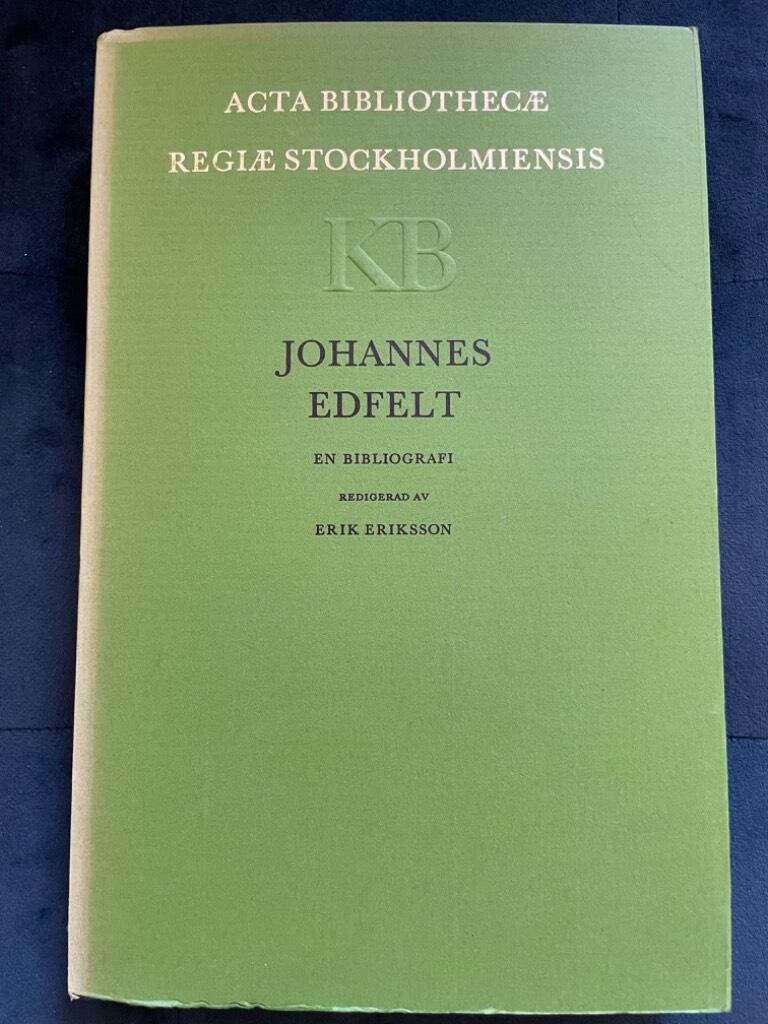 Erik Eriksson : Johannes Edfelt