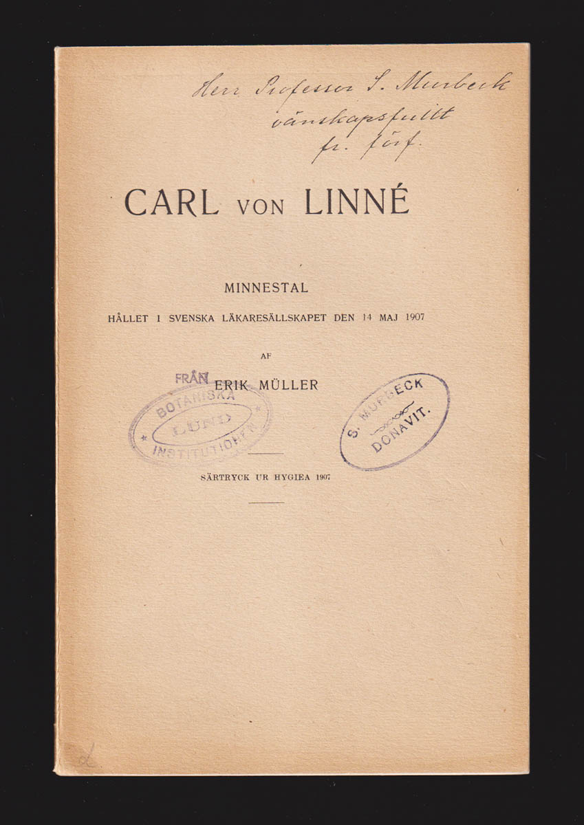 Erik Gottlieb Müller : Carl von Linné