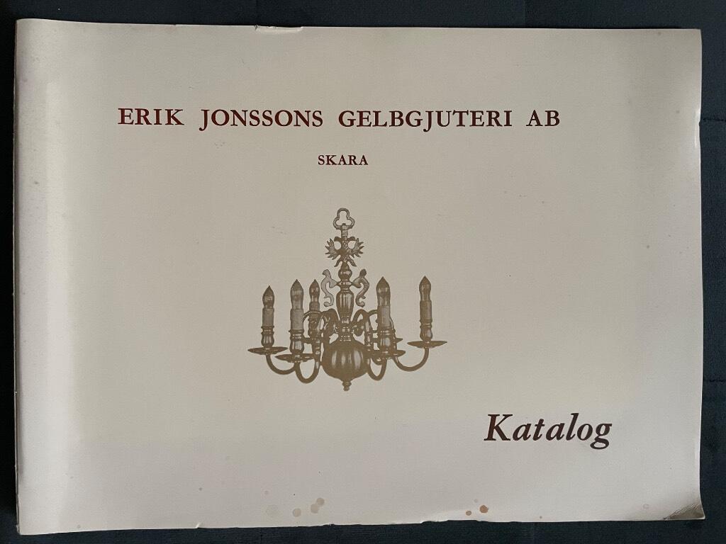 Erik Jonssons Gelbgjuteri AB Skara Katalog 1965