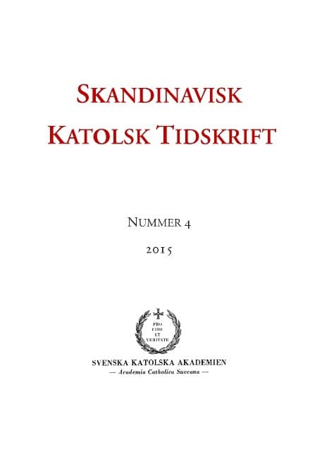 Erik Persson : Skandinavisk katolsk tidskrift 4(2015)