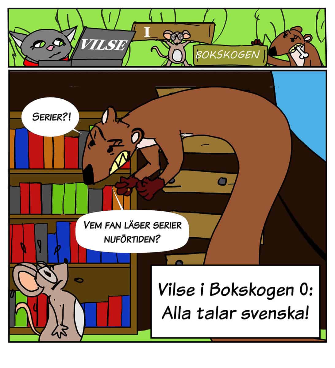Erik Sieurin : Vilse i Bokskogen